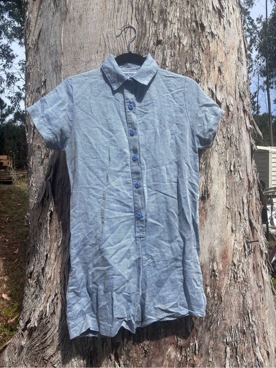 Jungmaven Pants - Jungmaven Stillwater Romper Light Blue Size Small